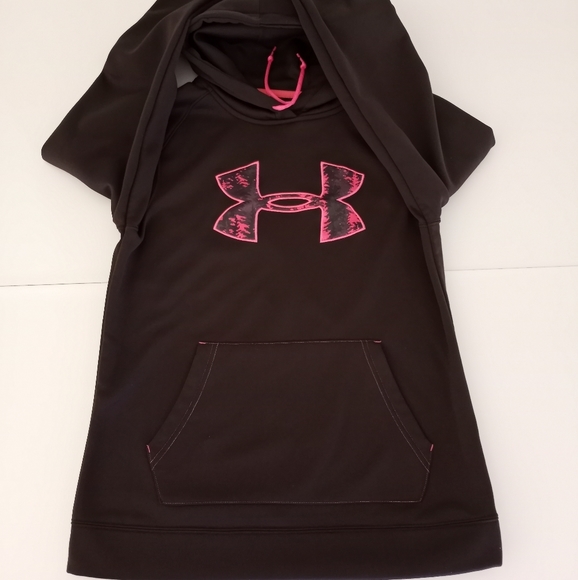 Under Armour Brown And Pink Camo Pullover Hoodie Women's Size Small - Picture 4 of 12